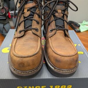 Men's Brown Leather Boots